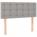 Pat box spring cu saltea, gri deschis, 120x190 cm, textil - WALTI WALTI