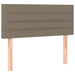 Pat box spring cu saltea, taupe, 120x190 cm material textil - WALTI WALTI