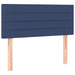 Pat box spring cu saltea, albastru, 120x190 cm, material textil - WALTI WALTI