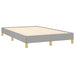 Pat box spring cu saltea, gri deschis, 120x190 cm, textil - WALTI WALTI