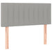Pat box spring cu saltea, gri deschis, 120x190 cm, textil - WALTI WALTI