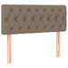 Pat box spring cu saltea, taupe, 120x190 cm material textil - WALTI WALTI