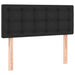 Pat box spring cu saltea, negru, 120x190 cm, piele ecologică - WALTI WALTI
