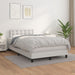 Pat box spring cu saltea, alb, 120x190 cm, piele ecologică - WALTI WALTI