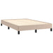 Pat box spring cu saltea, cappuccino, 120x190cm piele ecologică - WALTI WALTI