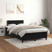Pat box spring cu saltea, negru, 120x190 cm, catifea - WALTI WALTI