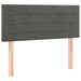 Pat box spring cu saltea, gri închis, 120x190 cm, catifea - WALTI WALTI