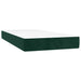 Pat box spring cu saltea, verde închis, 120x190 cm, catifea - WALTI WALTI