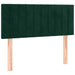 Pat box spring cu saltea, verde închis, 120x190 cm, catifea - WALTI WALTI