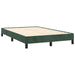 Pat box spring cu saltea, verde închis, 120x190 cm, catifea - WALTI WALTI