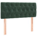 Pat box spring cu saltea, verde închis, 120x190 cm, catifea - WALTI WALTI