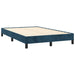 Pat box spring cu saltea, albastru închis, 120x190 cm, catifea - WALTI WALTI