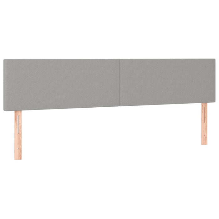 Pat box spring cu saltea, gri deschis, 120x190 cm, textil - WALTI WALTI