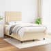 Pat continental cu saltea, crem, 120x190 cm, textil - WALTI WALTI