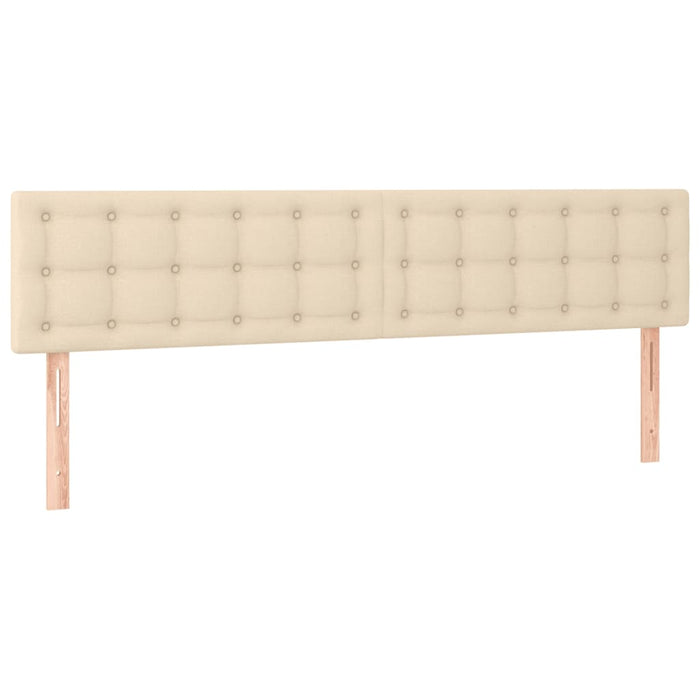 Pat continental cu saltea, crem, 120x190 cm, textil WALTI