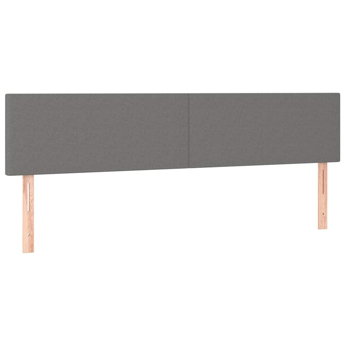 Pat box spring cu saltea, gri închis, 120x190 cm, textil - WALTI WALTI