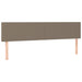 Pat box spring cu saltea, taupe, 120x190 cm material textil - WALTI WALTI