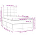 Pat box spring cu saltea, negru, 120x190 cm, catifea - WALTI WALTI