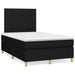 Pat box spring cu saltea, negru, 120x190 cm, catifea - WALTI WALTI