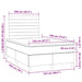 Pat box spring cu saltea, negru, 120x190 cm, catifea - WALTI WALTI