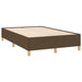 Pat box spring cu saltea, maro închis, 120x190 cm, textil - WALTI WALTI