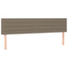 Pat box spring cu saltea, taupe, 120x190 cm material textil - WALTI WALTI