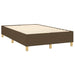 Pat box spring cu saltea, maro închis, 120x190 cm, textil - WALTI WALTI