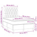 Pat box spring cu saltea, negru, 120x190 cm, catifea - WALTI WALTI