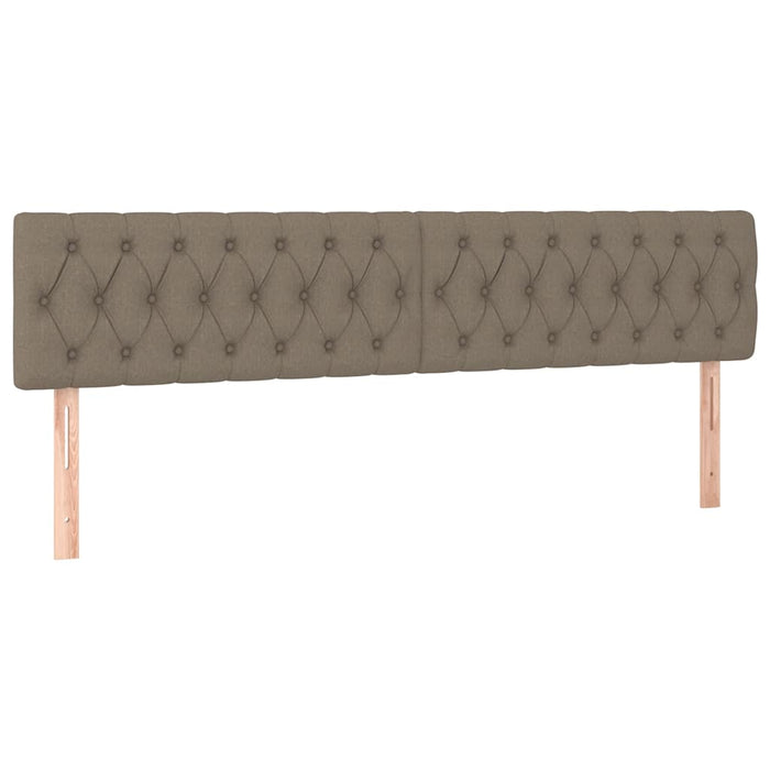 Pat box spring cu saltea, taupe, 120x190 cm material textil - WALTI WALTI