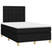 Pat box spring cu saltea, negru, 120x190 cm, catifea - WALTI WALTI