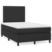 Pat box spring cu saltea, negru, 120x190 cm, piele ecologică - WALTI WALTI