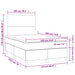 Pat box spring cu saltea, alb, 120x190 cm, piele ecologică - WALTI WALTI