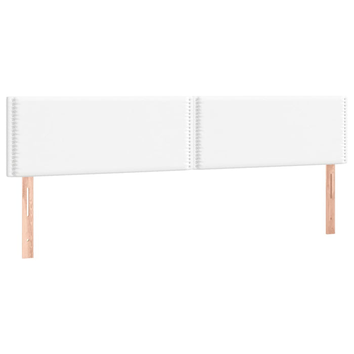 Pat box spring cu saltea, alb, 120x190 cm, piele ecologică - WALTI WALTI