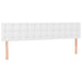 Pat box spring cu saltea, alb, 120x190 cm, piele ecologică - WALTI WALTI