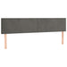 Pat box spring cu saltea, gri închis, 120x190 cm, catifea - WALTI WALTI