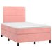Pat box spring cu saltea, negru, 120x190 cm, catifea - WALTI WALTI
