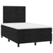 Pat box spring cu saltea, negru, 120x190 cm, catifea - WALTI WALTI