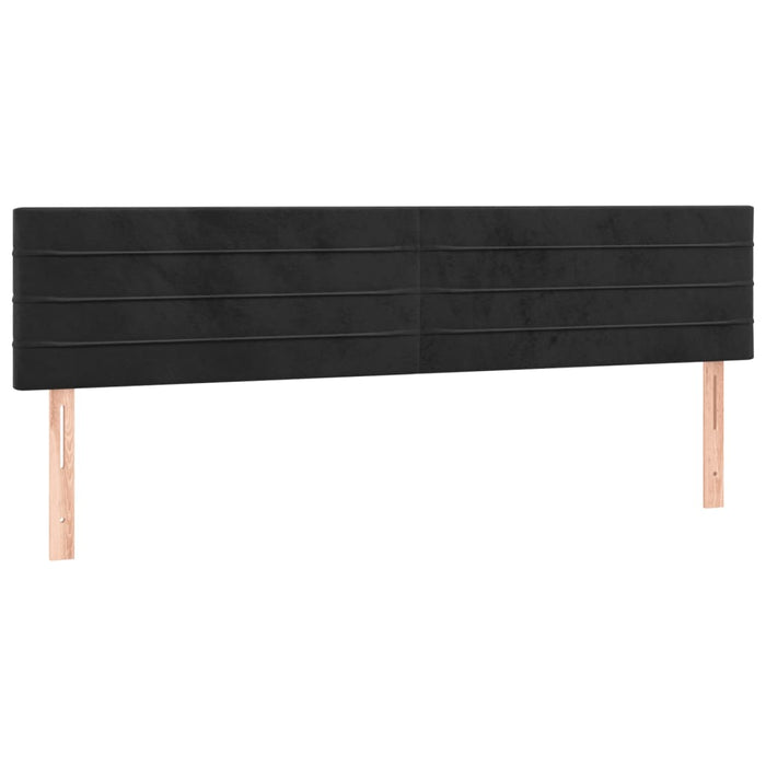 Pat box spring cu saltea, negru, 120x190 cm, catifea - WALTI WALTI