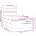 Pat box spring cu saltea, negru, 120x190 cm, catifea - WALTI WALTI