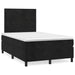 Pat box spring cu saltea, negru, 120x190 cm, catifea - WALTI WALTI