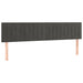 Pat box spring cu saltea, gri închis, 120x190 cm, catifea - WALTI WALTI