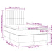 Pat box spring cu saltea, negru, 120x190 cm, catifea - WALTI WALTI