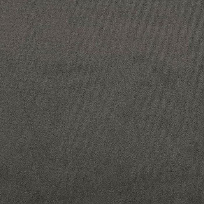 Pat box spring cu saltea, gri închis, 120x190 cm, catifea - WALTI WALTI