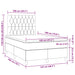 Pat box spring cu saltea, negru, 120x190 cm, catifea - WALTI WALTI