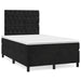 Pat box spring cu saltea, negru, 120x190 cm, catifea - WALTI WALTI