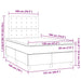 Pat box spring cu saltea, negru, 120x190 cm, catifea - WALTI WALTI
