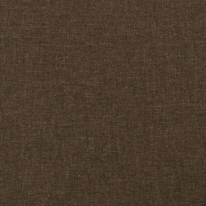 Pat cu arcuri, saltea și LED, maro închis, 120x190 cm, textil - WALTI WALTI