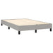 Pat cu arcuri, saltea și LED, gri deschis, 120x190 cm, textil - WALTI WALTI