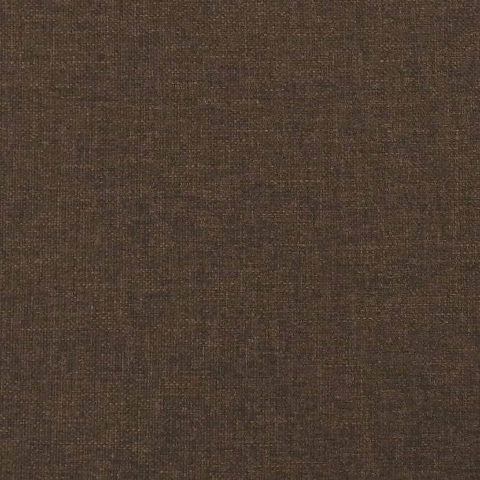 Pat cu arcuri, saltea și LED, maro închis, 120x190 cm, textil - WALTI WALTI