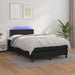 Pat box spring cu saltea și LED, negru, 120x190 cm, piele eco - WALTI WALTI